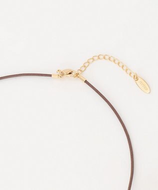 自由区 トリプルリングネックレス ゴールド系