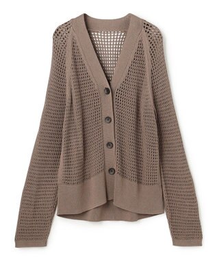 uncrave メッシュニット カーディガン トープ