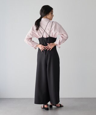 YECCA VECCA マルチwayキャミオールインワン Black