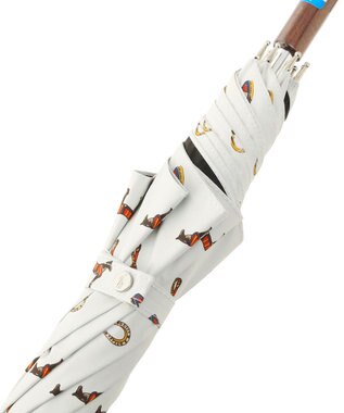 MOONBAT POLO RALPH LAUREN 晴雨兼用 長傘 馬具 ユニセックス ワイドサイズ 日傘 一級遮光 遮熱 UV オフホワイト