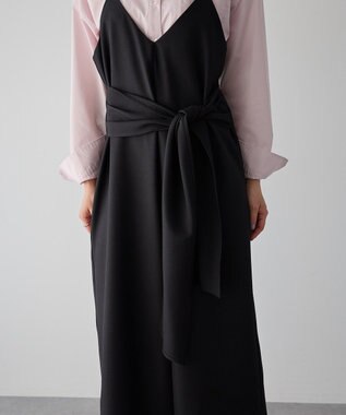 YECCA VECCA マルチwayキャミオールインワン Black