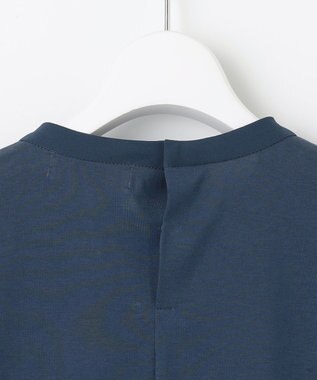 J.PRESS LADIES 【吸水速乾】プレーティングジャージー タックディティール カットソー ダルブルー系