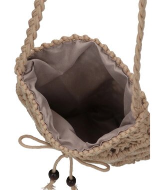 Green Parks ・マクラメキンチャクショルダーバッグ Mocha