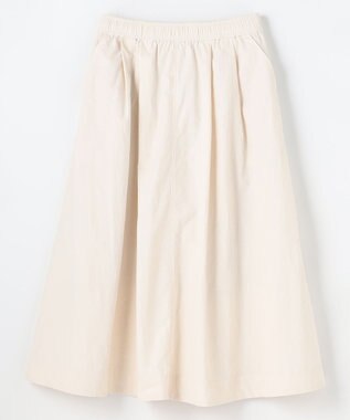 ANY L 【2SET】バイカラーポロニット×スカートセット ブラウン×エクリュ