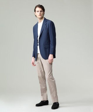 J.PRESS MEN 【WEB・一部店舗限定】フェザーライトタッチ ジャケット ネイビー系4