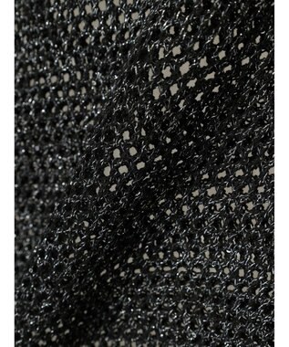 Green Parks スパンコールニットベスト Black