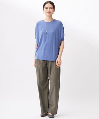 自由区 【カタログ掲載・洗える】オルダージュタイプライター パンツ ダークオリーブ