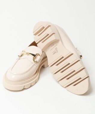 BONTRE 【LucaGrossi/ルカグロッシ】厚底ビットローファー アイボリー