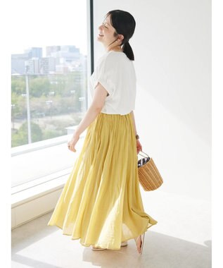 CRAFT STANDARD BOUTIQUE 【ＵＶカット】ギャザースリーブプルオーバー Off White