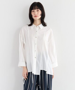 YECCA VECCA ストリングデザインシャツ White