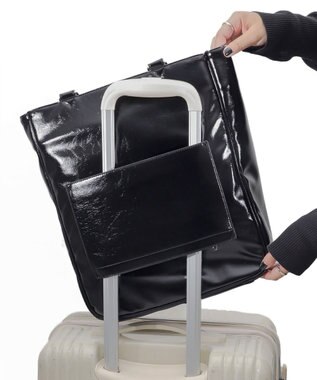 WEGO 【痛バ＆推し活グッズ】うちわビッグ痛トート ブラック