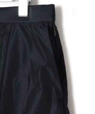23区 S 【洗える】ライトメモリータフタ スカート ネイビー系