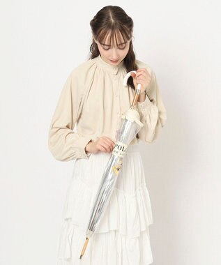 MOONBAT POLO RALPH LAUREN（ポロ ラルフローレン） 長傘 ビニール傘 BEAR ポロベア 10本骨 オフホワイト