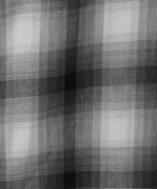 WEGO チェックBIGシャツ ブラック