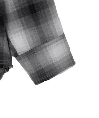 WEGO チェックBIGシャツ ブラック