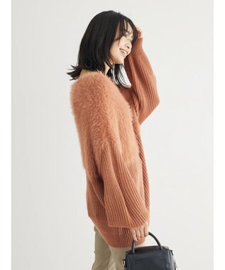 Green Parks ・Ｐｅｔｉｔ　Ｆｌｅｕｒ　シャギーキリカエニット Orange