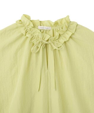 Green Parks 衿フリルブラウス Off White