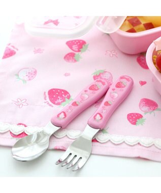 Mother garden マザーガーデン 野いちご スプーン ＆ フォーク セット 《スケッチ柄》 スケッチ柄