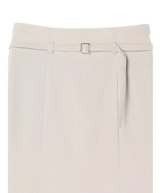 Green Parks きれシルベルト付きフレアスカート Light Beige