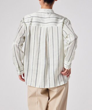 Paul Smith サテンストライプ ブラウス ホワイト