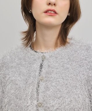 GRACE CONTINENTAL フェザーショートボレロ