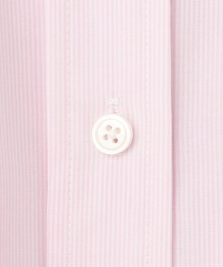 ANY 【接触冷感/UVカット/抗菌防臭/速乾】エニィファンクション半袖シャツブラウス ピンクストライプ