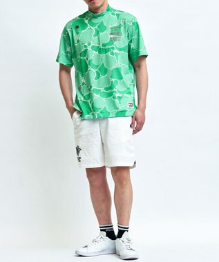 PW CIRCULUS 【MEN】TURTLE MOTIFショーツ ゴルフ ホワイト系