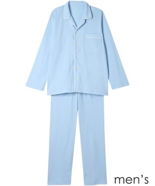 ワコール／睡眠科学 【メンズパジャマ】 長袖・長ズボン 希少な超長綿「天綿（R）」パジャマ YGX526 睡眠科学／ワコール