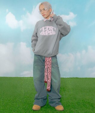 WEGO 【ユニセックス着用ITEM】サークルロゴプルオーバー グレーその他