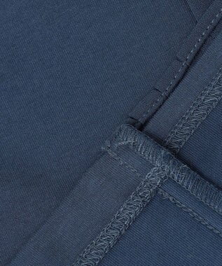 J.PRESS LADIES 【吸水速乾】プレーティングジャージー タックディティール カットソー ダルブルー系