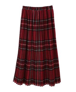CRAFT STANDARD BOUTIQUE チェックプリーツスカート Red