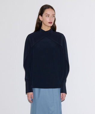 JOSEPH 【洗える】ニューシーディーシー　ブラウス Navy