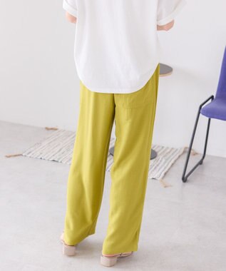 AMERICAN HOLIC 【接触冷感】ベイカーリラックスパンツ Pistachio