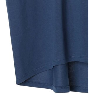 AMERICAN HOLIC 接触冷感フレンチスリーブカットプルオーバー Blue