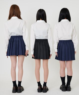 WEGO 【SCHOOLITEM】スクールプリーツスカート ネイビー