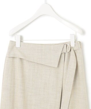 ICB 【洗える】Vi/Peブッチャー ラップデザインスカート トープ系