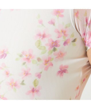 Chacott 【MAY NAGAHISA】キャップスリーブレオタード ホワイトプリント