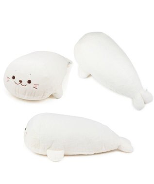 Mother garden しろたん クリーミー 抱き枕 85cm アイボリー