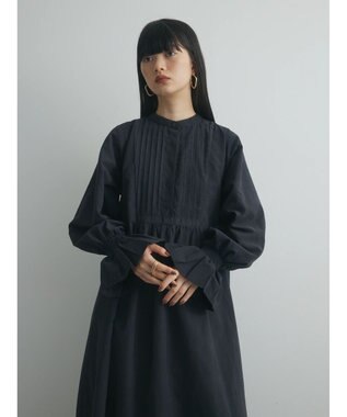 Green Parks armonia．ピンタックワンピース Black