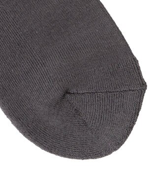 WEGO 底パイルデザインソックス（丈14㎝） ダークグレー