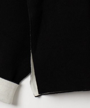 WEGO アウトリンキングニットプルオーバー ブラック