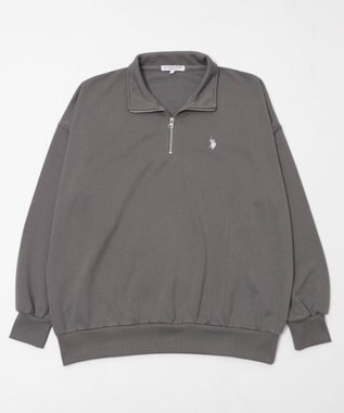 WEGO 【WEB限定/25年秋冬新作/ユニセックス着用ITEM】別注USPOLOハーフZIPPO スミクロ