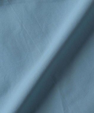 WHITE MAILS COTTON PAPER COMPACT POPLIN KAFTAN ドレス ブルー