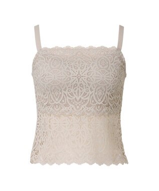 BRADELIS New York 【カヤビューティーラボ】はくだけ簡単!レーシーロングブラ24 ノンワイヤー 補整 ブラジャー 見せブラ ブラトップ