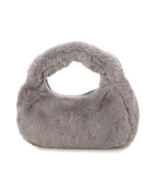 UNBILLION カシュカシュ cachecache / フェイクファー2wayハンドルミニバッグ GY