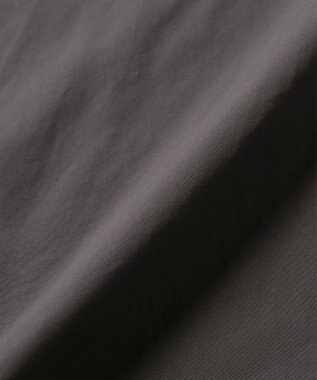 WHITE MAILS COTTON PAPER COMPACT POPLIN KAFTAN ドレス チャコールグレー