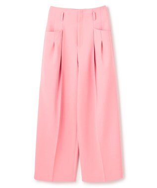 BEIGE， LAC / 2WAYストレッチワイドタックパンツ Pink