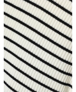 Green Parks ドッキングニットワンピース Black