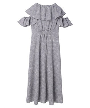 earth music&ecology ２ＷＡＹ　フリルスリーブワンピース Sax