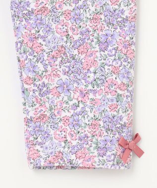 ANY KIDS 総柄プリントレギンス ラベンダー×花柄